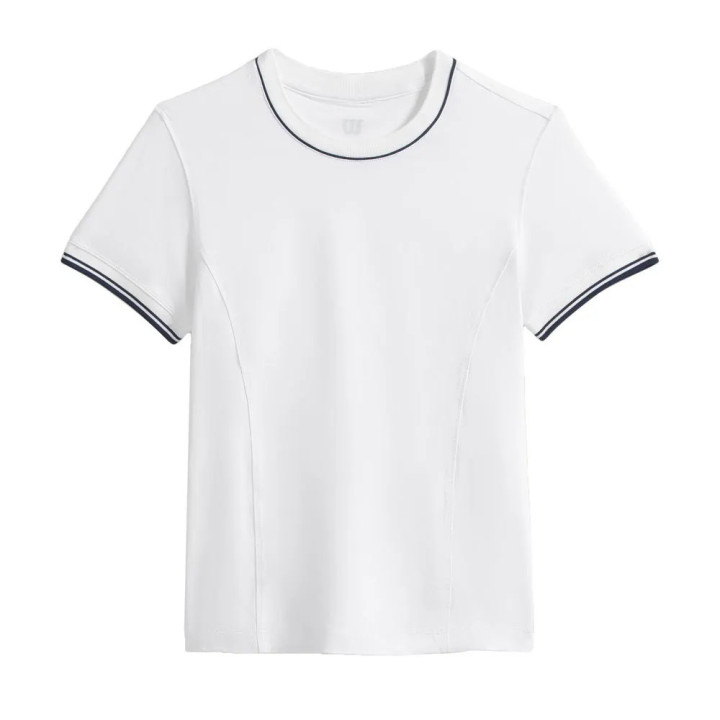 Wilson Camiseta Team Seamless Blanco Mujer