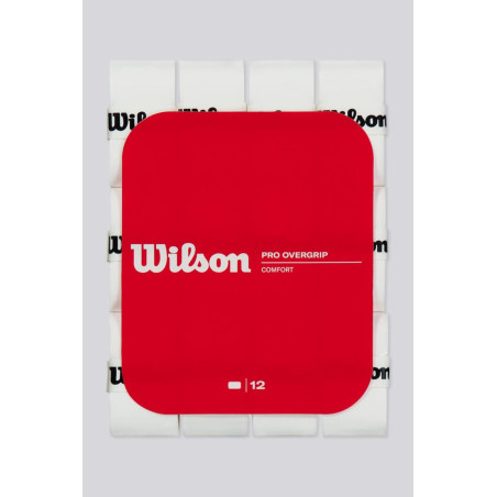 WILSON PRO OVERGRIP PERFORATED 12PK WH