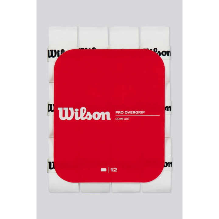 WILSON PRO OVERGRIP PERFORATED 12PK WH
