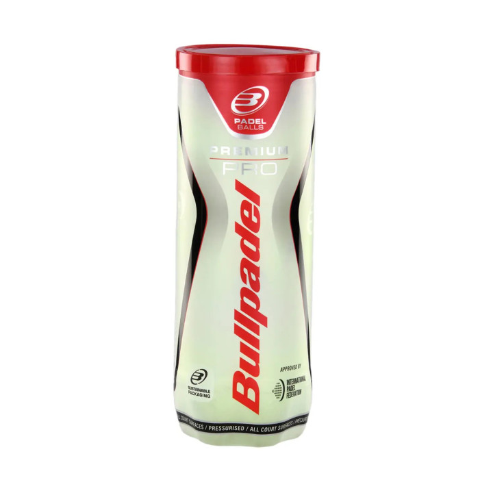 BULLPADEL BOTE 3 PELOTAS PREMIUM PRO