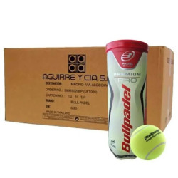 BULLPADEL CAJA DE BOTES 3 PELOTAS PREMIUM PRO