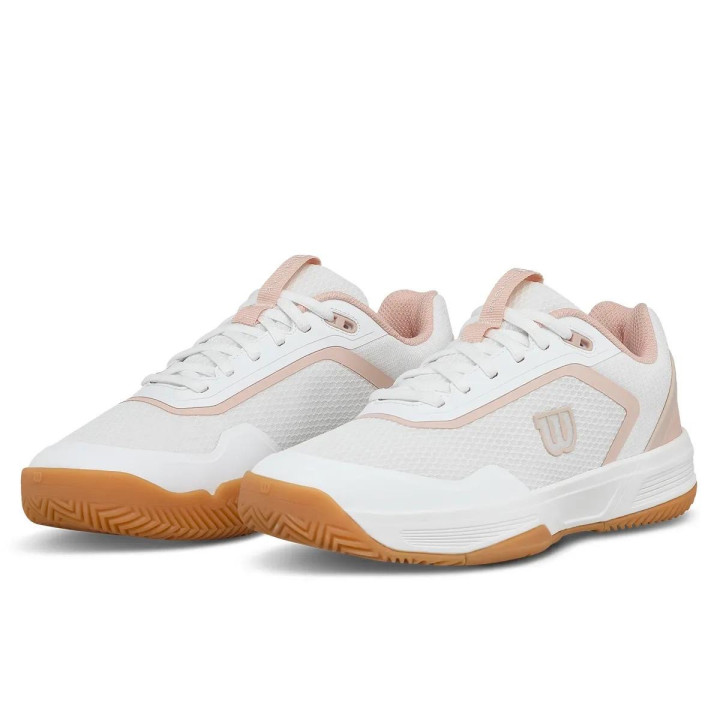 WILSON ZAPATILLAS MUJER COURTGLIDE BLANCO/CAMEL