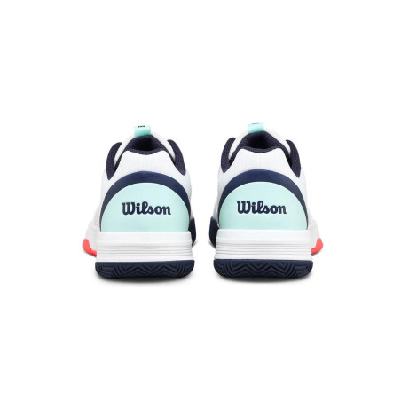 WILSON ZAPATILLAS HOMBRE COURTGLIDE BLANCO/BAY/CORAL