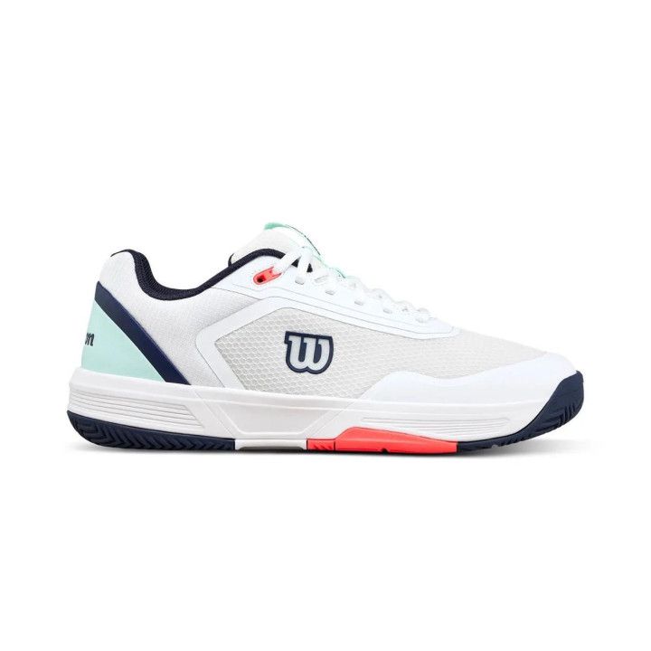 WILSON ZAPATILLAS HOMBRE COURTGLIDE BLANCO/BAY/CORAL