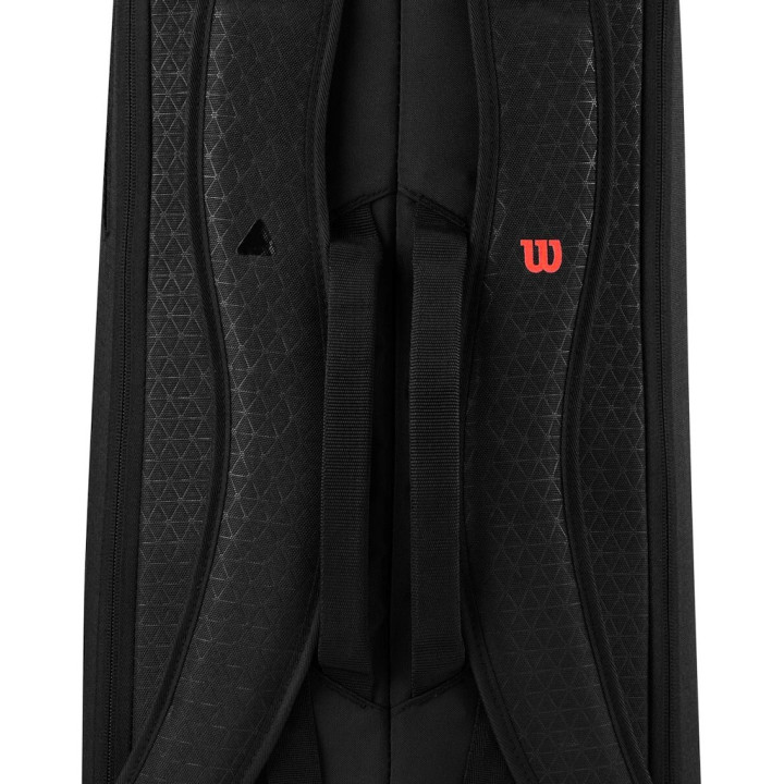 WILSON CLASH V3 6PK RACQUET BAG Black/Infrared