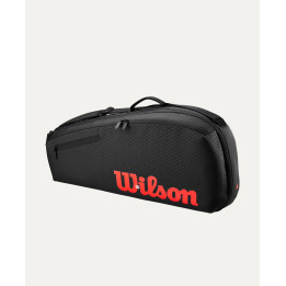 WILSON CLASH V3 3PK RACQUET BAG Black/Infrared