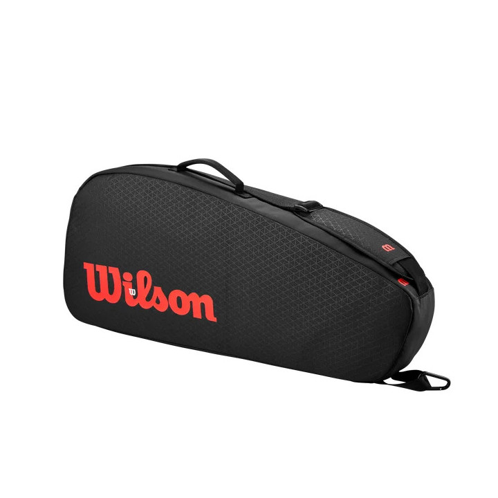 WILSON CLASH V3 3PK RACQUET BAG Black/Infrared