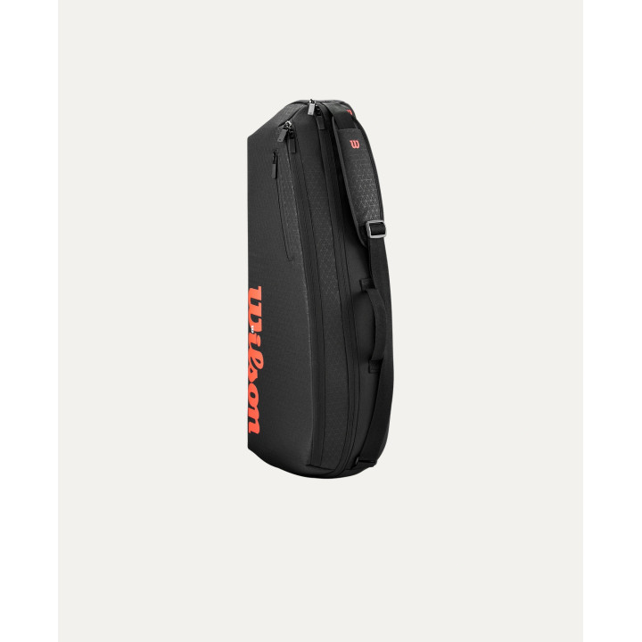 WILSON CLASH V3 3PK RACQUET BAG Black/Infrared