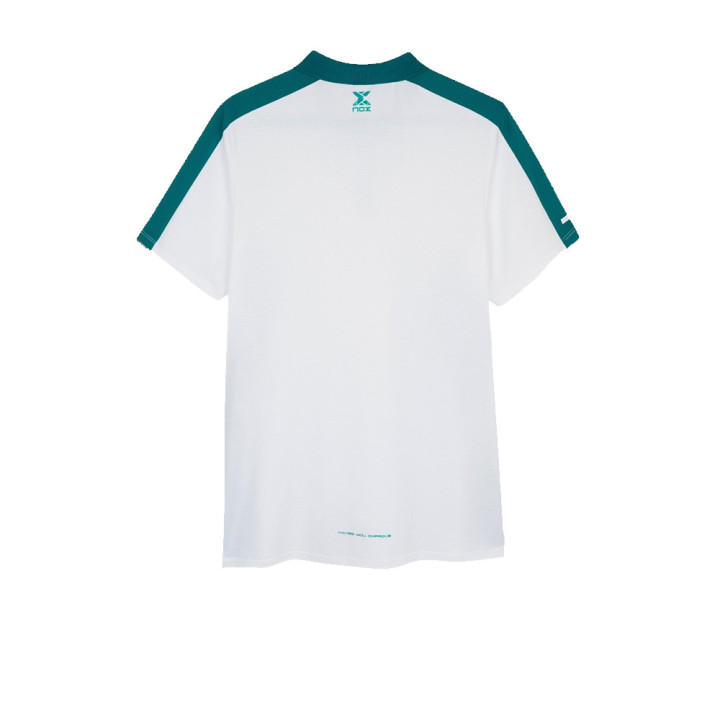 NOX POLO HOMBRE PRO BLANCO/IVY VERDE