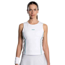 NOX CAMISETA TIRANTES MUJER PRO BLANCO/IVY VERDE