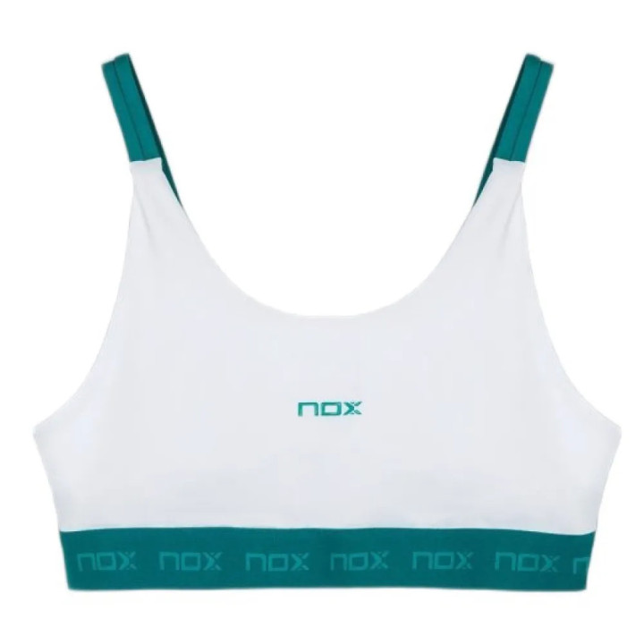 NOX SUJETADOR MUJER PRO BLANCO/IVY VERDE