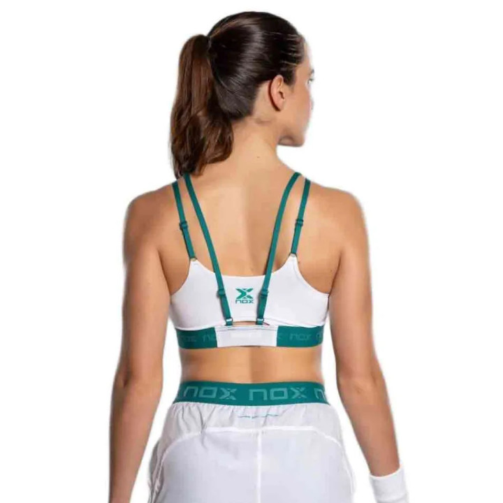 NOX SUJETADOR MUJER PRO BLANCO/IVY VERDE