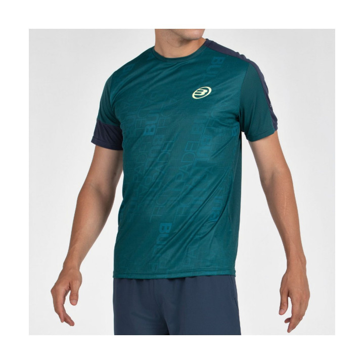 BULLPADEL  CAMISETA HOMBRE LEIDO VERDE OSCURO