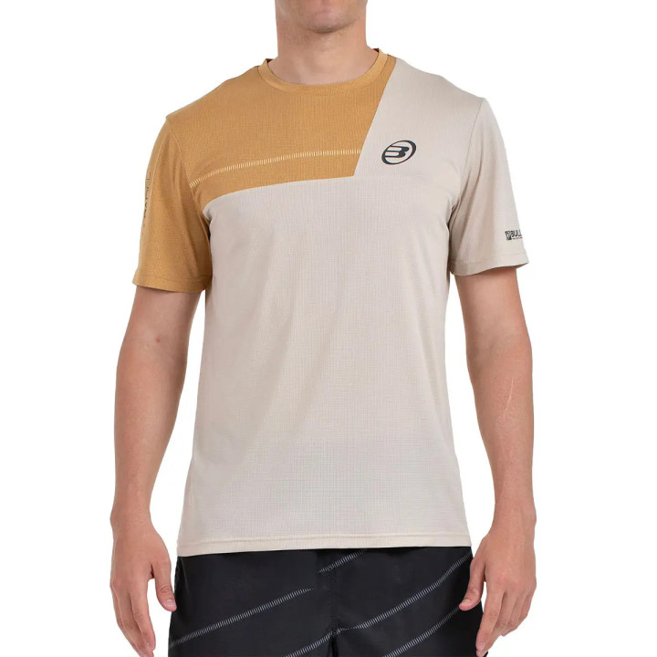 BULLPADEL CAMISETA HOMBRE CACIN BEIGE VIGORE