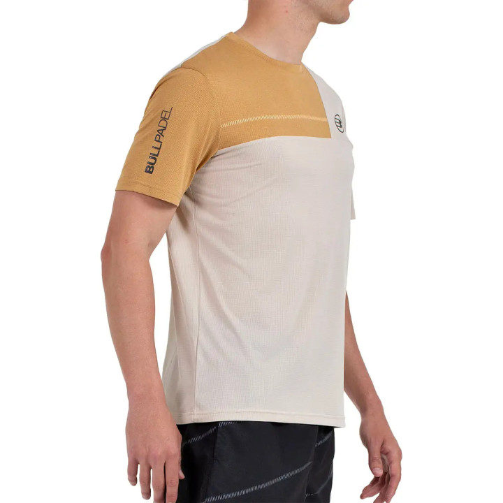 BULLPADEL CAMISETA HOMBRE CACIN BEIGE VIGORE