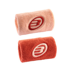 BULLPADEL MUÑEQUERAS BPMU263 NARANJA PASTEL/POMELO