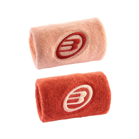 BULLPADEL MUÑEQUERAS BPMU263 NARANJA PASTEL/POMELO