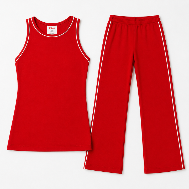 WILSON PACK PANTALÓN/CAMISETA MUJER ROJO