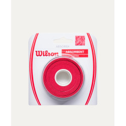 WILSON ABSORBX OVERGRIP PADEL 3 PACK ROJO